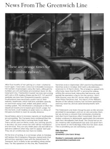 Greenwich Society newsletter Oct 2020